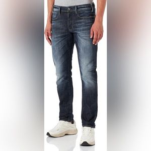 G-Star Raw Men's Holmer Tapered Fit Jeans-Closeout, Dark Aged, 30W x 34L